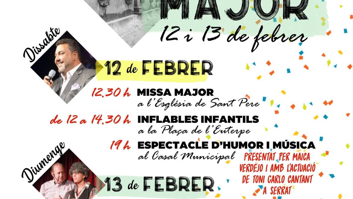 Programa de la Festa Major de Santa Eulàlia