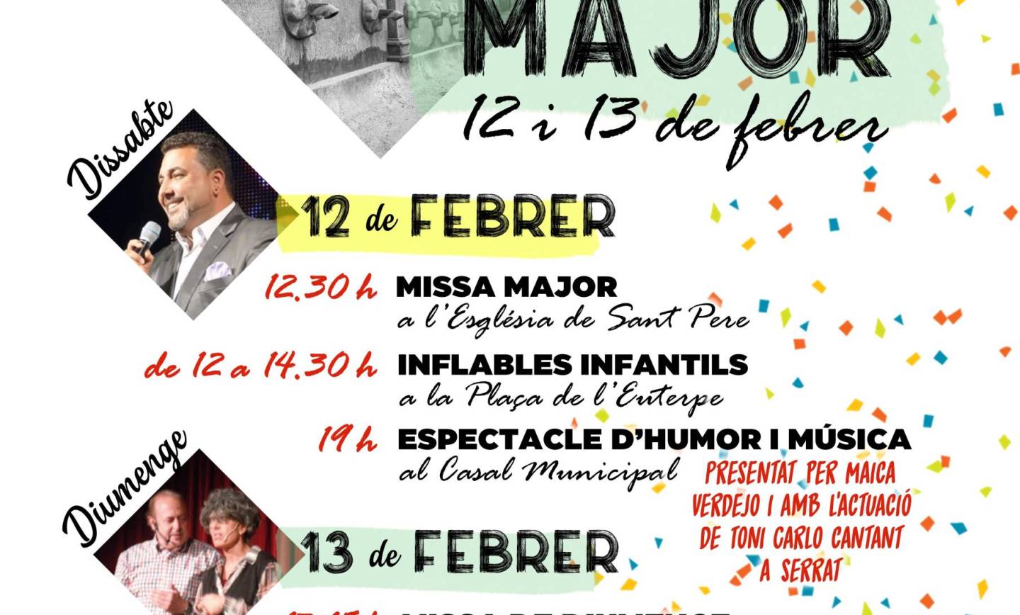 Programa de la Festa Major de Santa Eulàlia