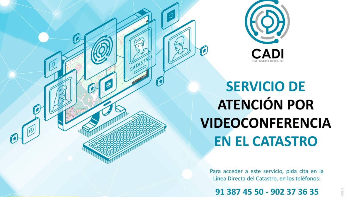 Nou servei d’atenció per videoconferència del Cadastre