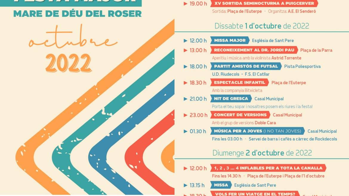 FESTA MAJOR-Mare de Déu del Roser 2022