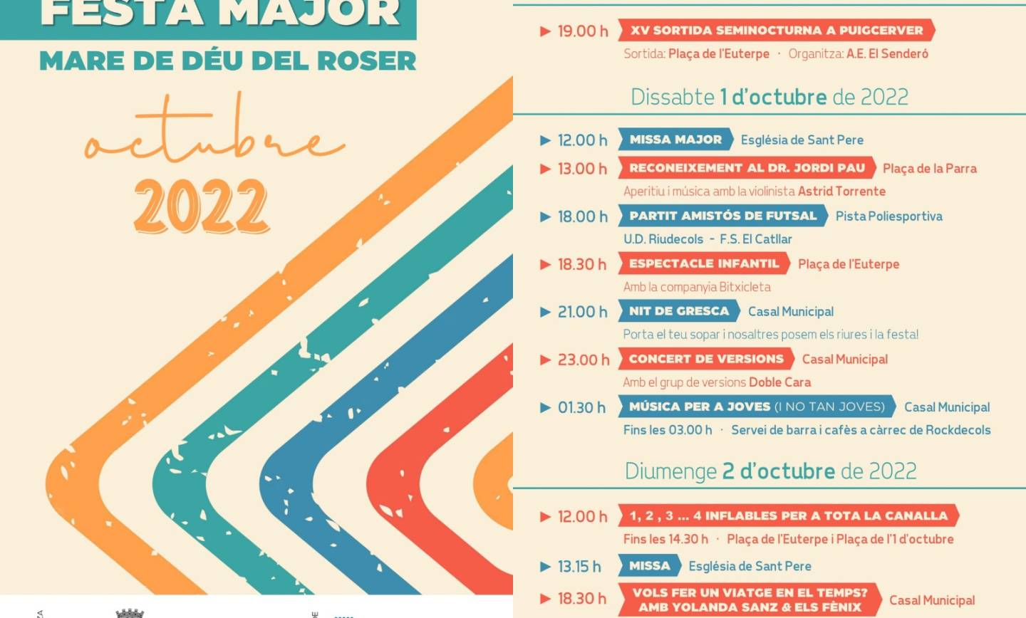 FESTA MAJOR-Mare de Déu del Roser 2022