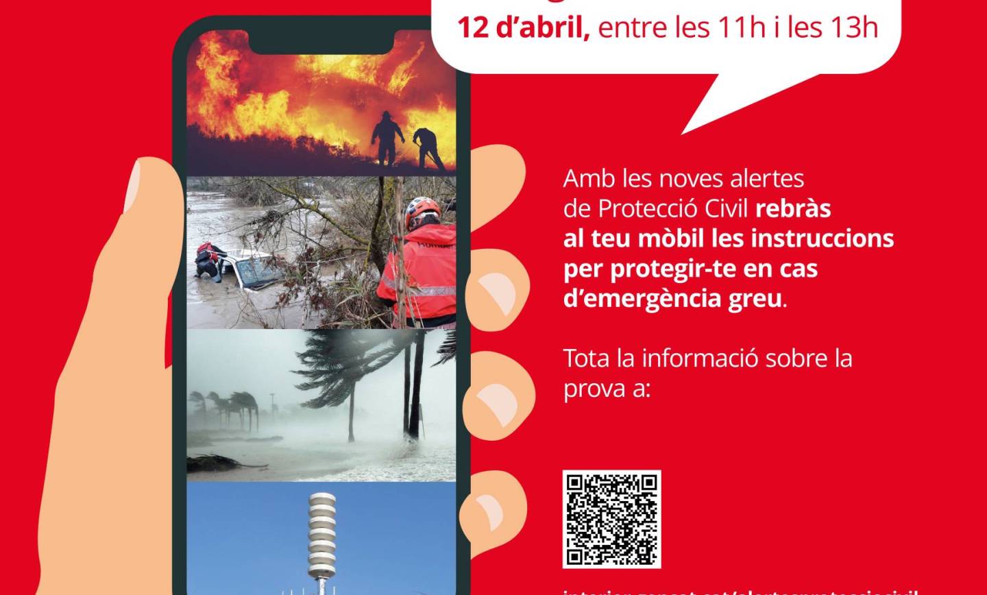 Prova alerta Protecció Civil
