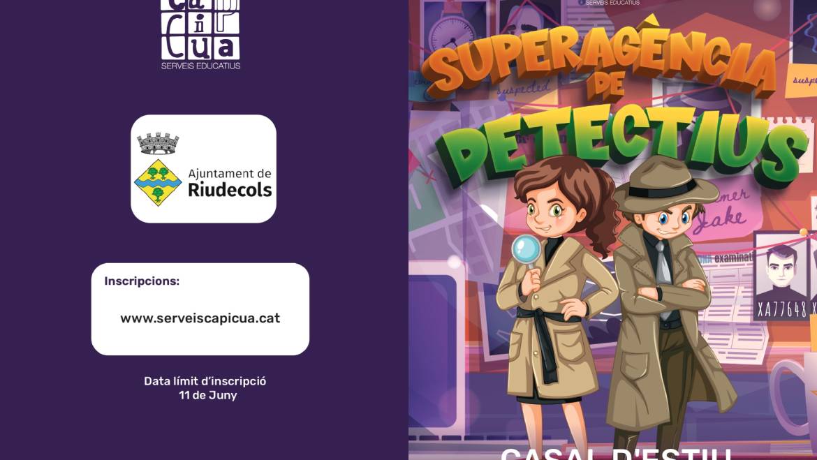 Inscripcions al Casal d’estiu de Riudecols