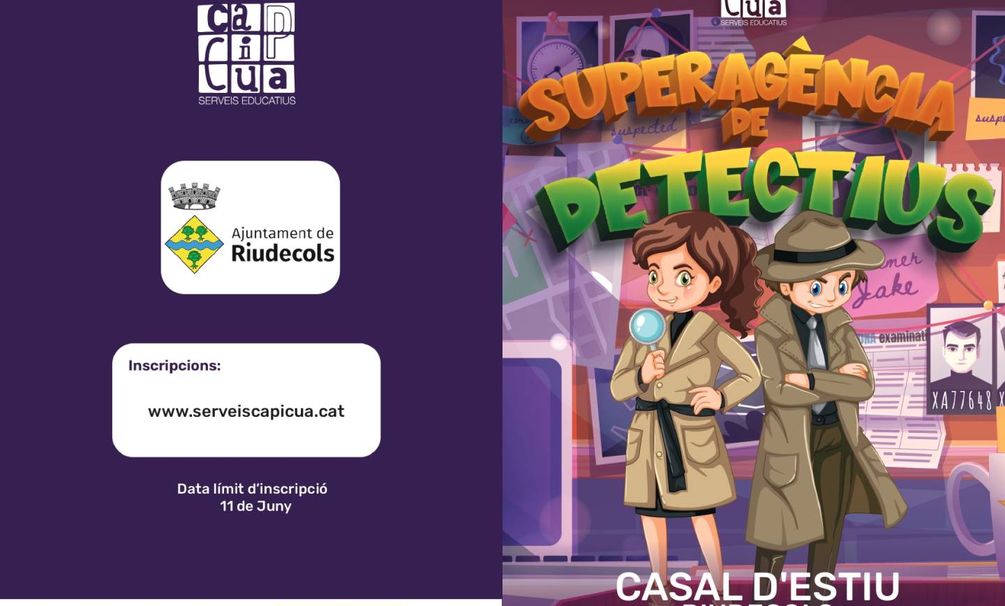 Inscripcions al Casal d’estiu de Riudecols