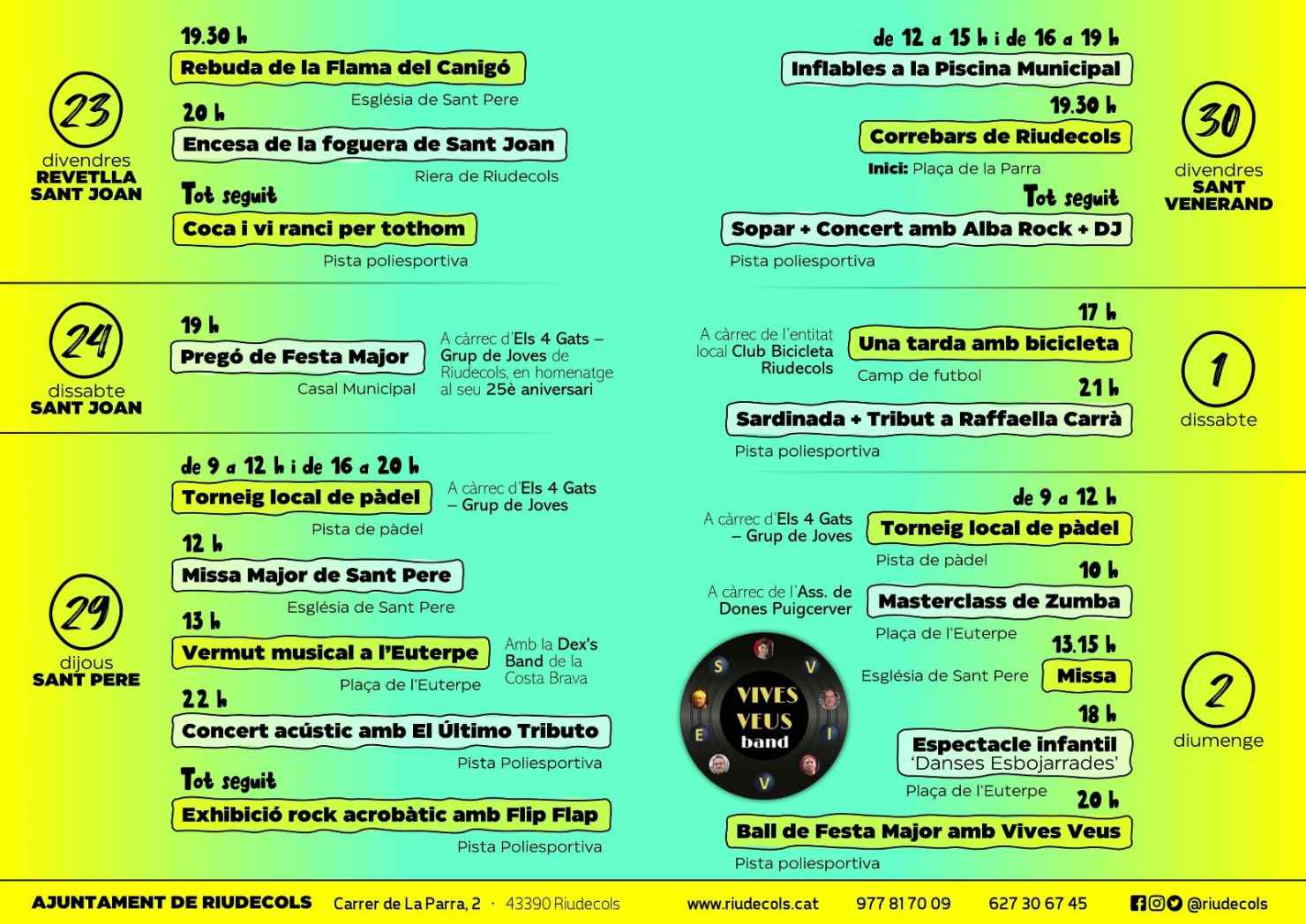 Festa Major de Riudecols. 30 de juny